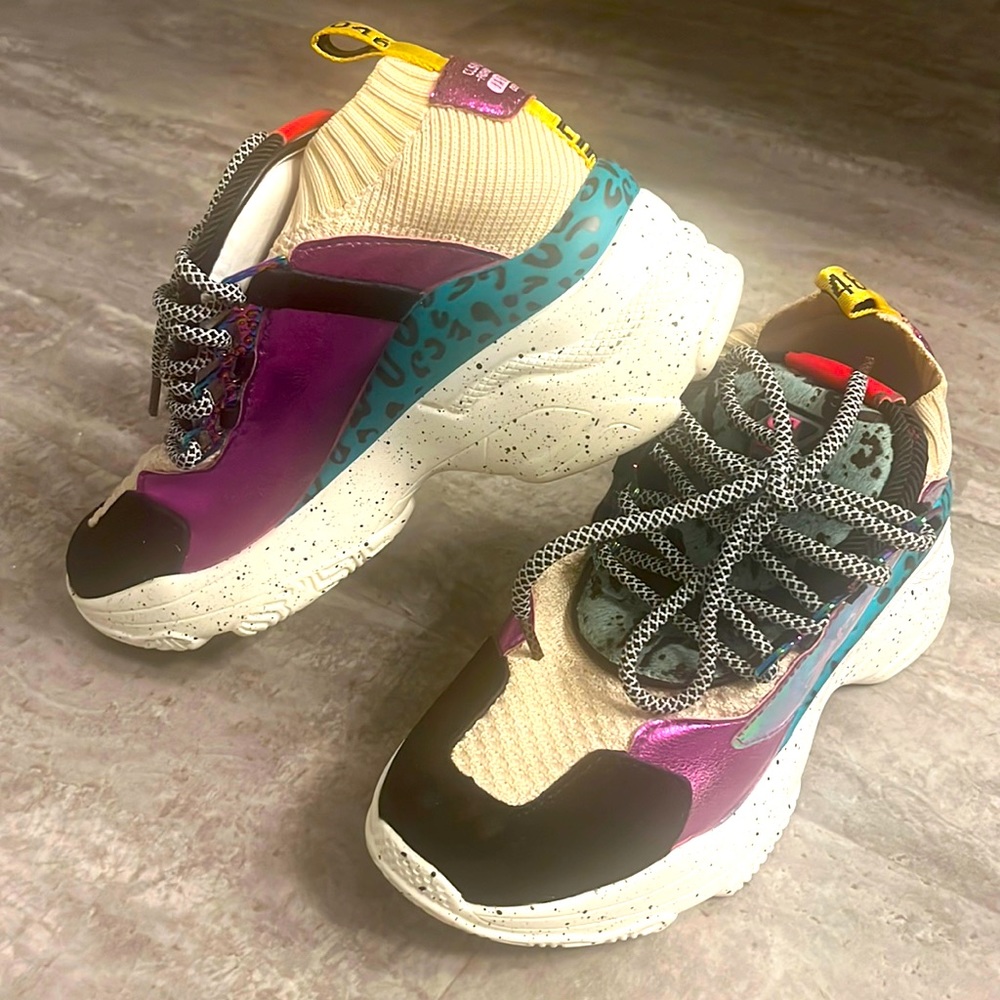Jaeszz Multi-Color Fashionable Sneakers, Size: 5.5